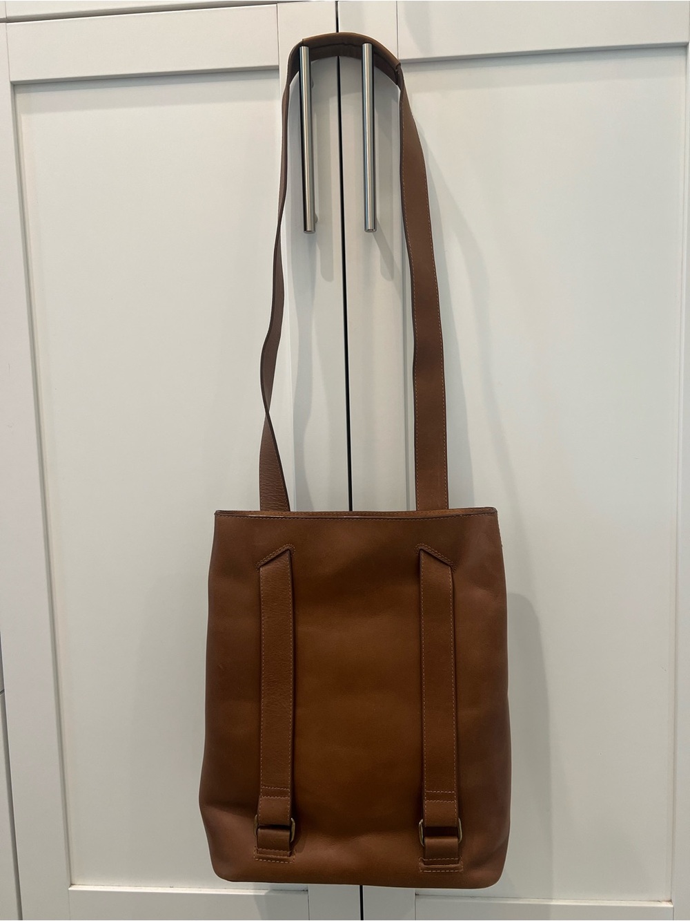 Able Brown Leather Shoulder Bag